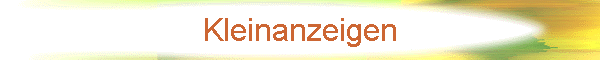 Kleinanzeigen